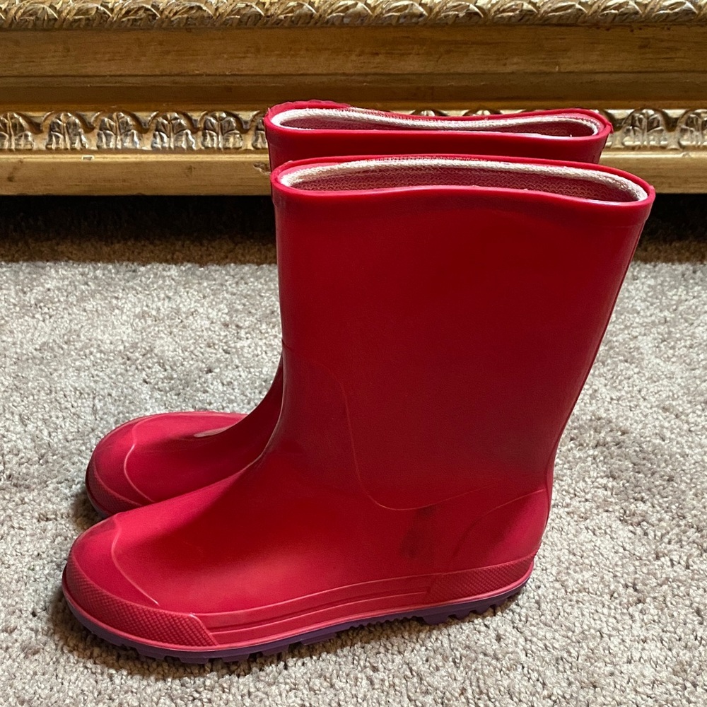 Kids Pink Rain Boots